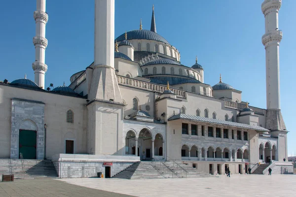 Ankara Turquie Janvier 2020 Vue Intérieure Mosquée Ankara Kocatepe — Photo