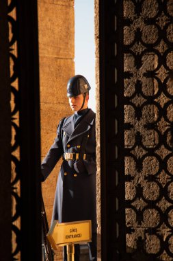 21 Ocak 2020 Ankara / Türkiye Anitkabir 'de görevli