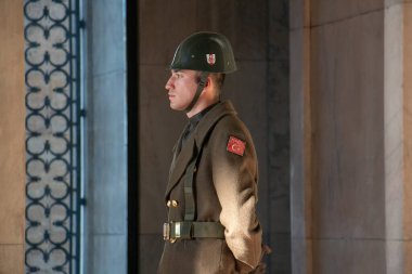 21 Ocak 2020 Ankara / Türkiye Anitkabir 'de görevli