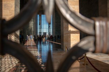 Ankara / Türkiye 22 Ocak 2020 Mustafa Kemal Atatürk 'ün Anitkabir mozolesini ziyaret etti. Anitkabir 'i her yıl 5 milyondan fazla insan ziyaret ediyor.