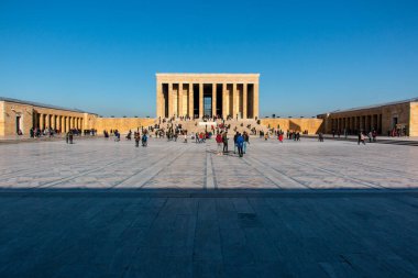 Ankara / Türkiye 22 Ocak 2020 Anitkabir, Ankara Türkiye. Anitkabir, Atatürk 'ün mozolesidir.