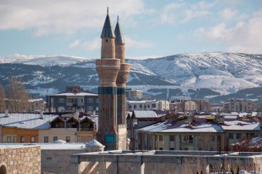 24 Ocak 2020 Sivas / Türkiye Çifte minare medresesi