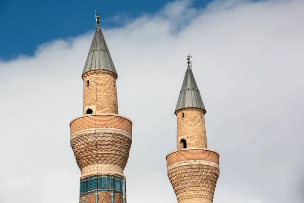 Enero 2020 Sivas Turquía Doble Minarete Madrasa Sivas — Foto de Stock