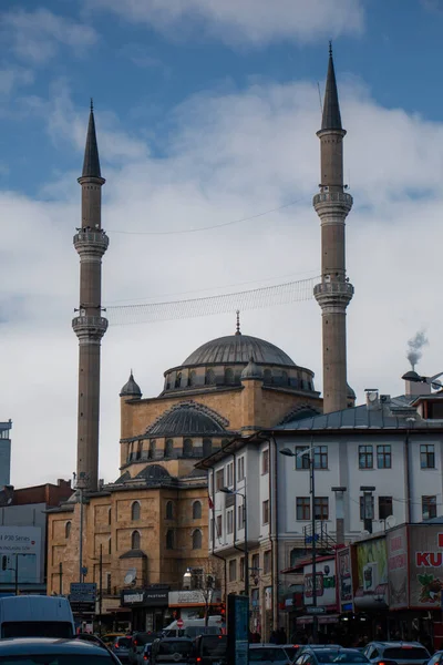 Janeiro 2020 Sivas Turquia Mesquita Sivas Pasha Sua Estrutura Arquitetônica — Fotografia de Stock