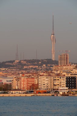 10 Aralık 2019 İstanbul / Türkiye Camlica kulesi ve İstanbul manzarası