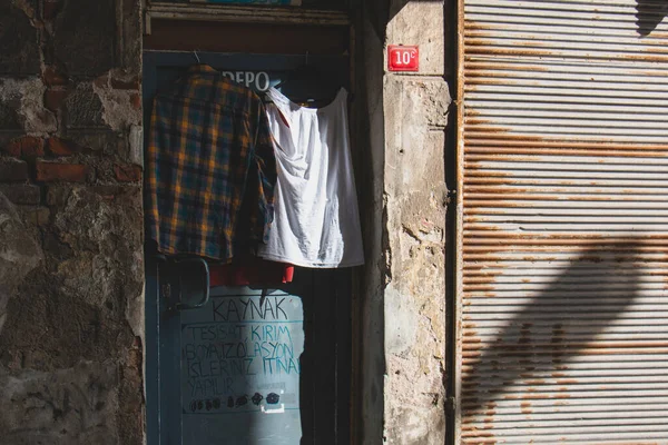 Puerta Vieja Vestido Estambul Turquía — Foto de Stock