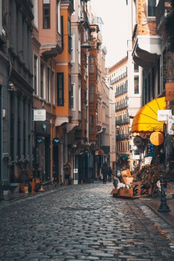 8 Şubat 2020 Beyoğlu / İstanbul Güzel Beyoğlu ve Galata sokakları. Sevimli ve renkli.