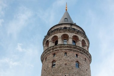 Sky ve Galata kulesi. İstanbul Sembolü