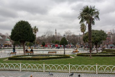 19 Ocak 2020, İstanbul / Türkiye Sultanahmet Meydanı