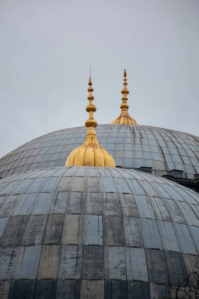 Hagia Sophia Dóm Islámský Symbol Půlměsíc — Stock fotografie