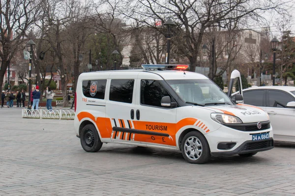 Enero 2020 Estambul Turquía Vehículo Seguridad Turística Policía Para Turistas — Foto de Stock