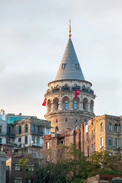 Οκτωβρίου 2019 Istanbul Turkey Istanbul Structure Galata Tower — Φωτογραφία Αρχείου