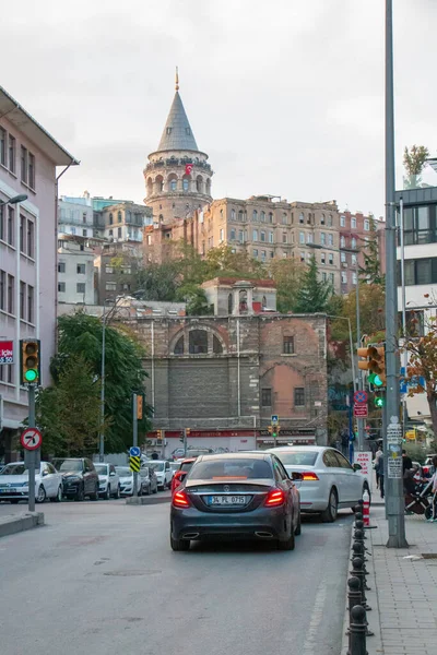 Οκτωβρίου 2019 Istanbul Turkey Istanbul Structure Galata Tower — Φωτογραφία Αρχείου