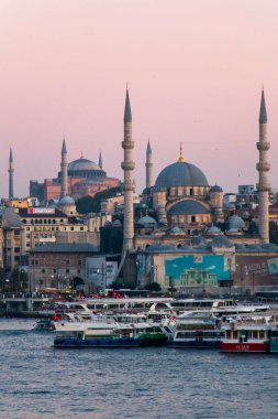 1 Ekim 2019 İstanbul Türkiye Ayasofya Camii ve Yeni Cami