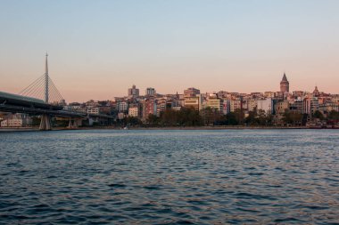 1 Ekim 2019 İstanbul Türkiye Galata Kulesi ve İstanbul