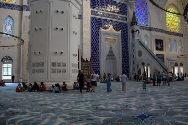 Agosto 2020 Estambul Turquía Caminando Por Mezquita Camilca — Foto de Stock