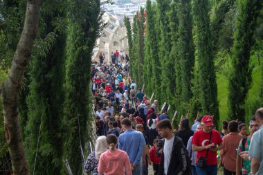 15 Temmuz 2019 İstanbul / Türkiye 15 Temmuz Anıtı ve ziyaretçiler