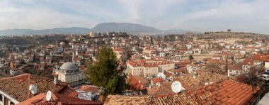 Safranbolu / Türkiye Geleneksel Osmanlı evleri Safranbolu, Türkiye 'de. Safranbolu UNESCO Dünya Mirası Alanının koruması altında.