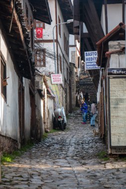 29 Ocak 2020 Safranbolu / Türkiye Güzel Safranbolu sokakları ve Çarşısı
