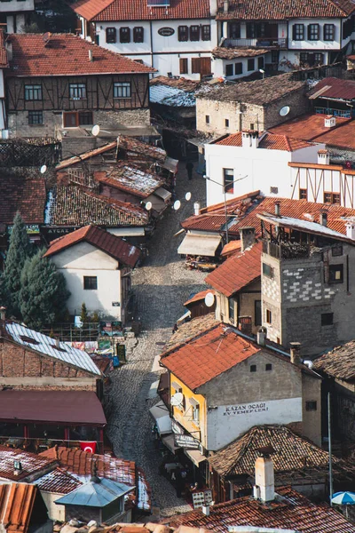 Safranbolu Turquia Casas Otomanas Tradicionais Safranbolu Turquia Safranbolu Está Sob — Fotografia de Stock