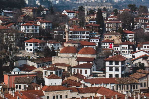 Safranbolu Türkiye Geleneksel Osmanlı Evleri Safranbolu Türkiye Safranbolu Unesco Dünya — Stok fotoğraf