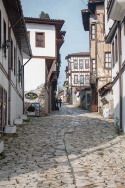 29 Ocak 2020 Safranbolu / Türkiye Güzel Safranbolu sokakları ve Çarşısı