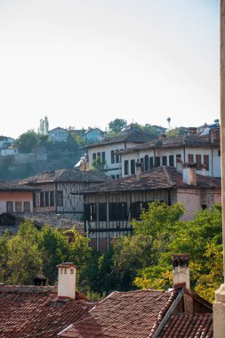 Safranbolu / Türkiye 3 Ekim 2020 Geleneksel Osmanlı evleri. UNESCO tarafından korunuyor.