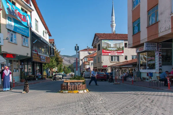 Kastamonu Pinarbasi Entrada Para Distrito Centro Cidade — Fotografia de Stock