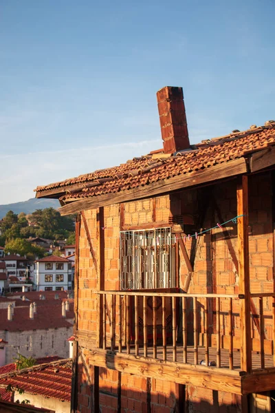 Safranbolu / Türkiye 3 Ekim 2020 Geleneksel Osmanlı evleri. UNESCO tarafından korunuyor.