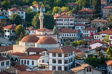 Safranbolu / Türkiye 3 Ekim 2020 Geleneksel Osmanlı evleri. UNESCO tarafından korunuyor.
