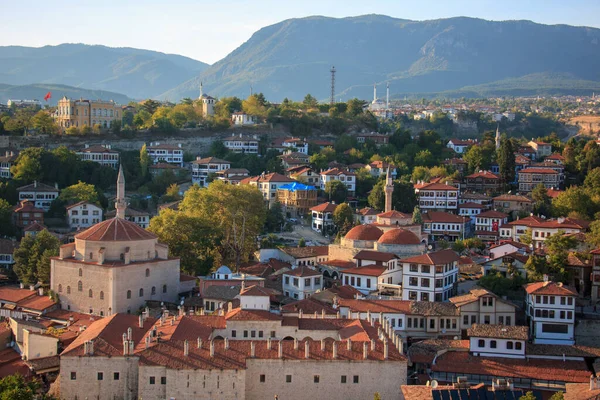 Safranbolu / Türkiye 3 Ekim 2020 Geleneksel Osmanlı evleri. UNESCO tarafından korunuyor.