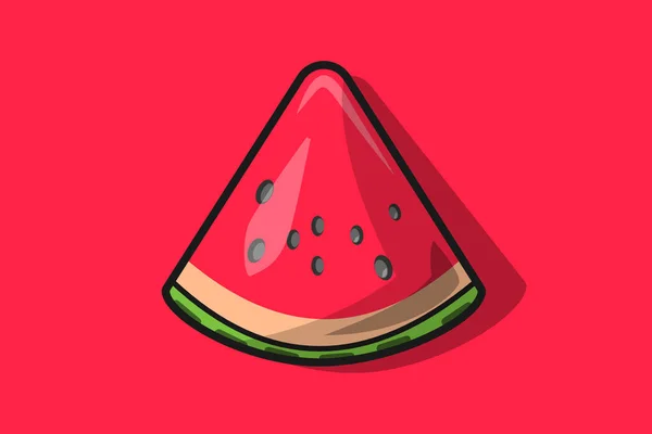 Fantasie Frische Wassermelonen Vektor Illustration — Stockvektor