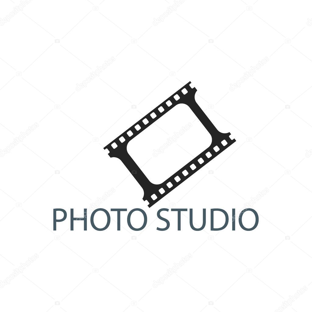 Photography logo design template sign design photography digital lens. Retro vector badge abstract technology photographer modern business. Photo studio modern business element.