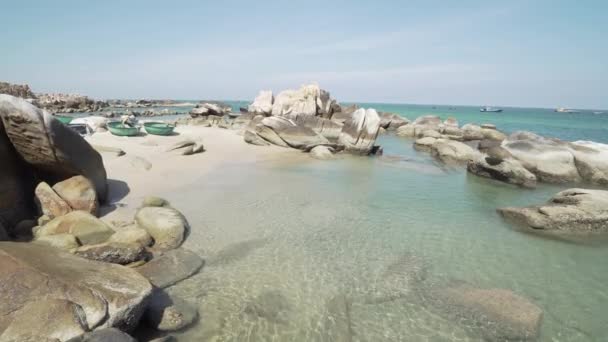 Deniz Feneri Binh Thuan Bölgesi Vietnam — Stok video