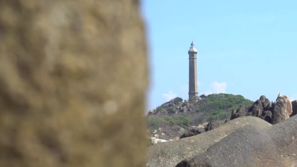 Világítótorony Binh Thuan Tartomány Vietnam — Stock videók