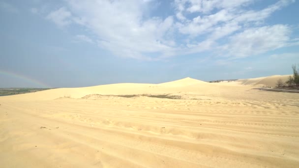 Bau Trang Sanddyner Öknen Söder Sahara Provinsen Binh Thuan — Stockvideo