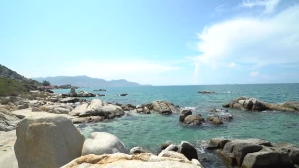 Plaja Vinh Hao Provincia Binh Thuan Vietnam — Videoclip de stoc