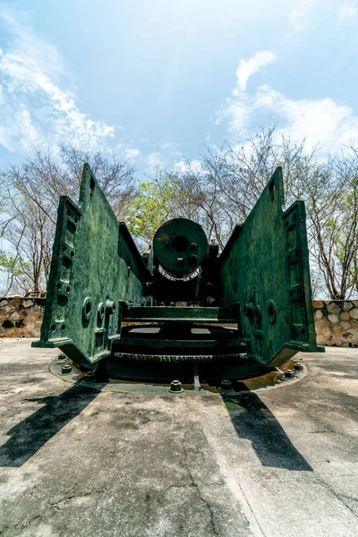 Battle Ancient Artillery Big Mountain Torpedo Tunnels Vung Tau City — Stock Photo, Image