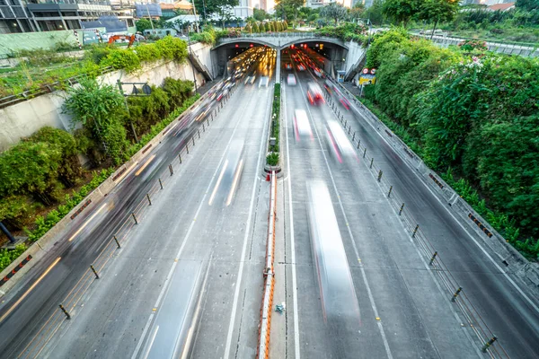 Thu Thiem Tunnel Distrito Cidade Chi Minh — Fotografia de Stock