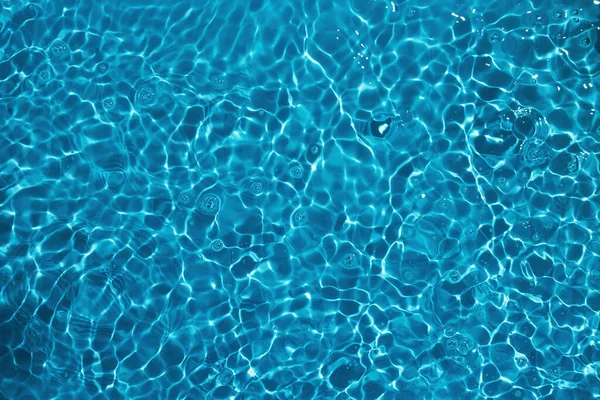 Kabbelende Blauwe Waterachtergrond — Stockfoto