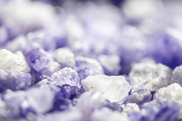Crystals of natural sea salt close-up background. — Stock Photo, Image
