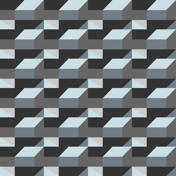 Абстрактный Бесшовный Геометрический Узор Образованный Светло Серым Многоугольником Текстура Печати — стоковый вектор