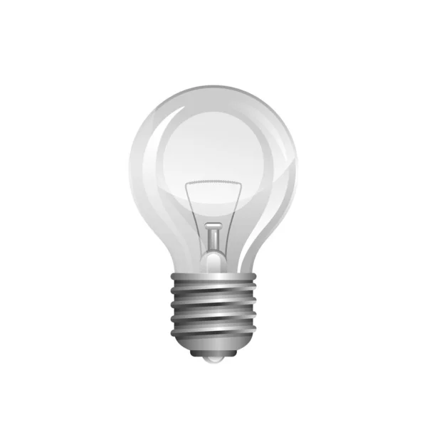 Lightbulb isolated vector element — Stock Vector