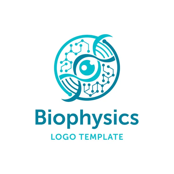 Logo van het instituut voor biofysica — Stockvector