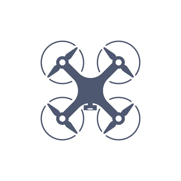 Icona drone - fliyng dispositivo della macchina spia — Vettoriale Stock
