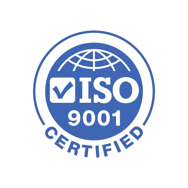 ISO 9001 damgası - uluslararası kalite işareti