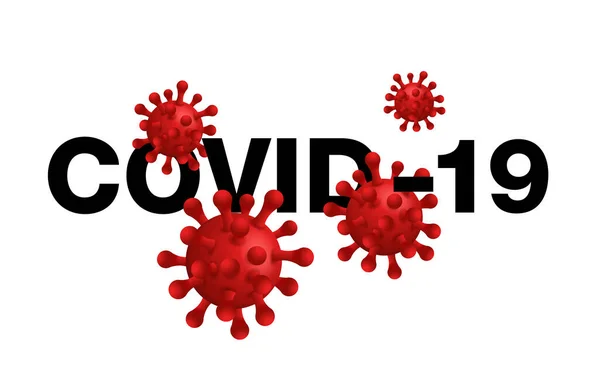 Банер коронавірусу Covid-19 — стоковий вектор