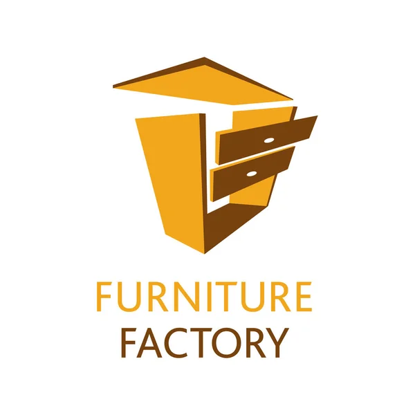 Furniture logo template — Stock Vector