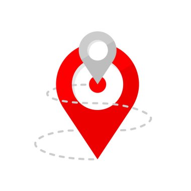 Yer belirleme ve rota simgesi