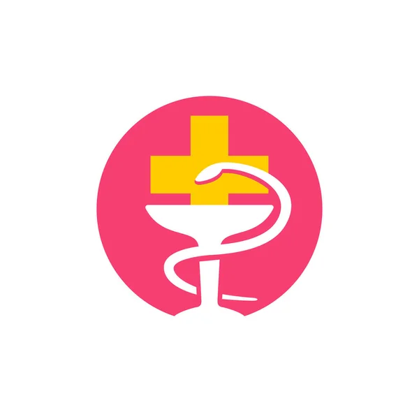 Modelo de logotipo médico - ícone para centro de medicina — Vetor de Stock